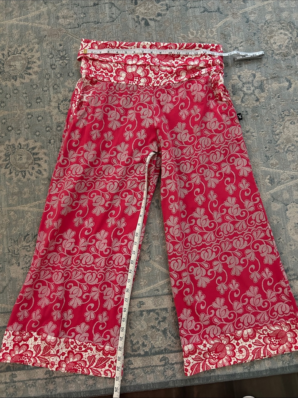 Women’s Floral Print Pink Lounge Pajama Pants